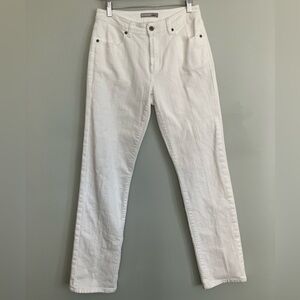 CHICO’S Platinum White High Rise Straight Leg Stovepipe Jeans Size .5 (Size 6-8)